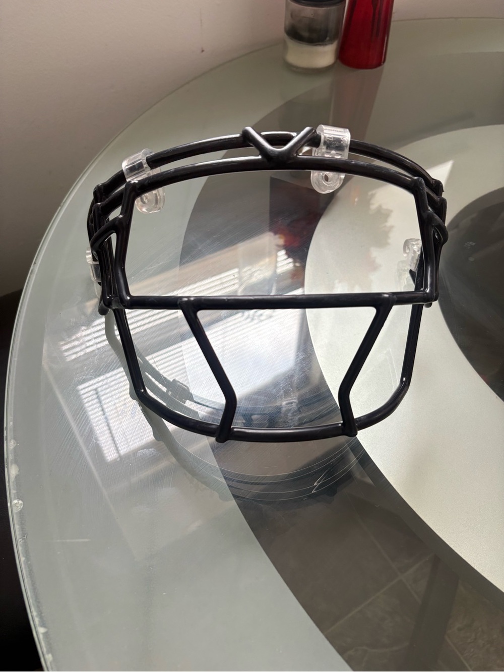 Navy F7 Football Helmet Facemask